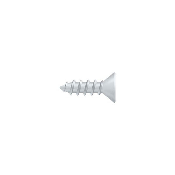 Deltana Wood Screw, #12, 3/4 in, Prime Coat White Steel Flat Head Phillips Drive SCWS1275USPW - main